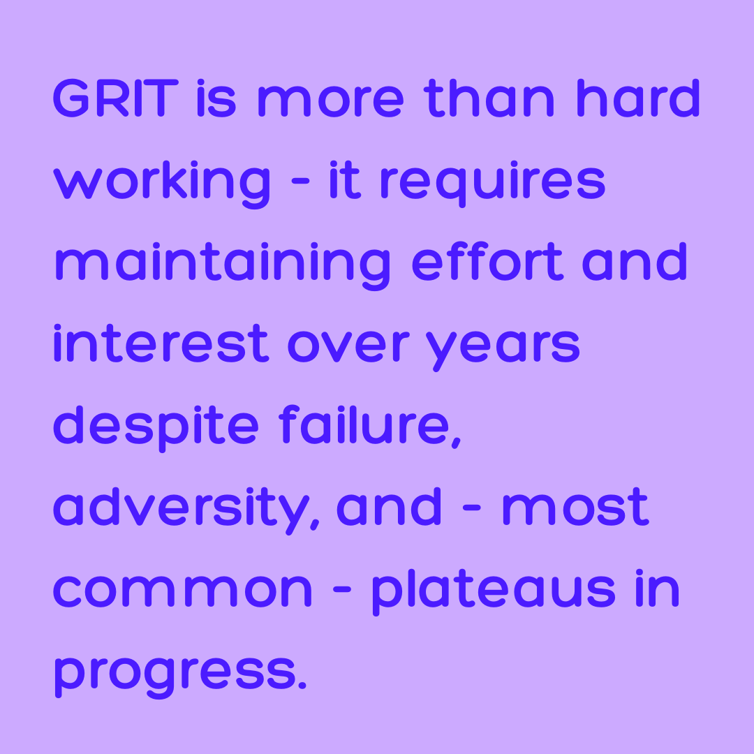 On plateaus, non-linear growth and GRIT